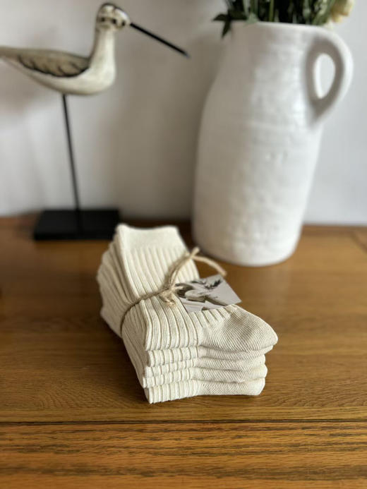 【团购】出口日本的亚麻 袜子  分男女 5双 1组 商品图8