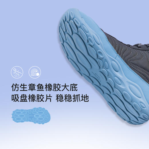 【爆款推荐】TY-小蓝羊25冬季新品男女童校园防滑加绒运动棉鞋户外面包靴-图图 商品图3