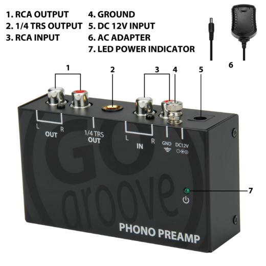 Go groove phono preamp 唱机前置放大器 商品图7