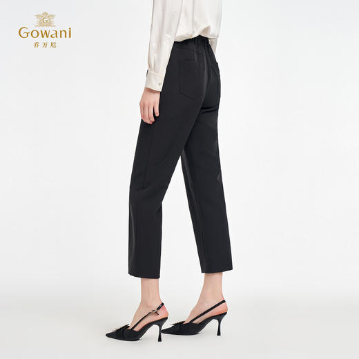 乔万尼新品时尚休闲利落感微弹直筒裤ED2F432 商品图4