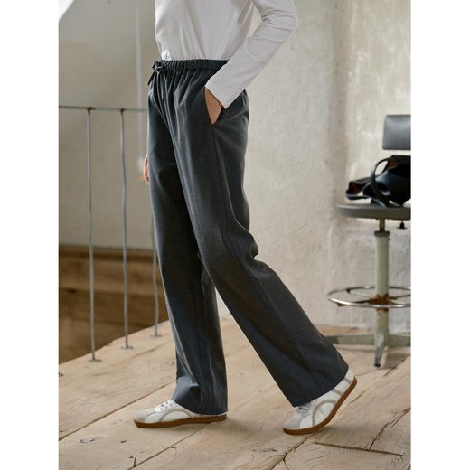 HeyDress平驳头挺括休闲西装/松紧腰抽绳休闲西裤 商品图3