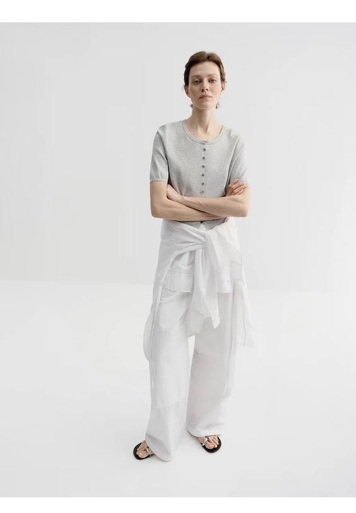 2509301   ED圆领针织短袖（2色） 商品图3