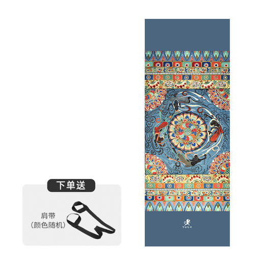 壁虎新款【印花垫-梦回敦煌】天然橡胶印花瑜伽垫【5天发货】 商品图9