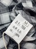 【秋新品】古泥7558 100%棉薄款黑白格衬衫-喜出 商品缩略图3