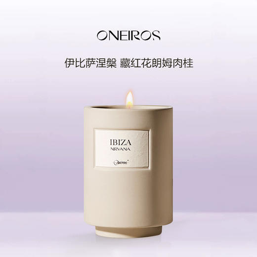 Oneiros香薰蜡烛280g 家居香氛海洋调木质调番茄叶玫瑰墨香 商品图3