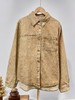 【秋新品】古泥7392复古咖色软料牛仔衬衫外套-喜出 商品缩略图3