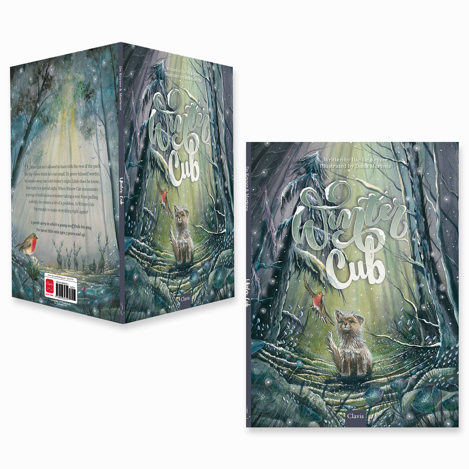 【Clavis】Winter Cub 原版英文儿童绘本