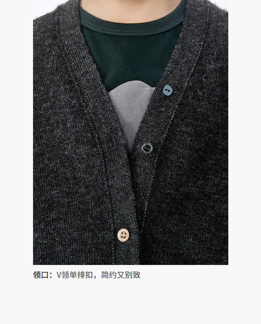 jnby   25年冬款  短款开襟针织衫  1P0312350 商品图5