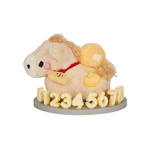 大英博物馆 新年系列 萌马毛绒停车车载号码牌 商品图4