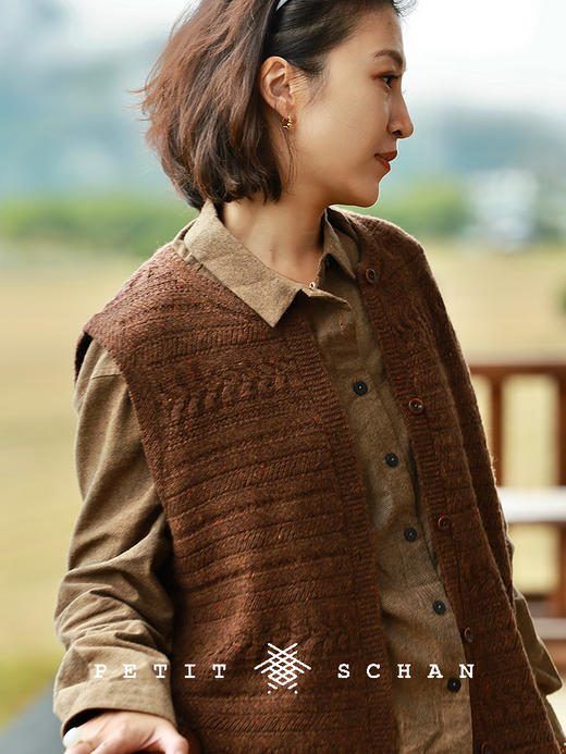 PETIT SCHAN小闪 CLO#909 Considerate 知冷知热 长绒棉磨毛休闲感长袖衬衫 商品图3