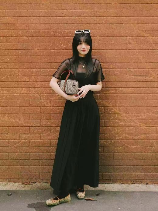 古驰 品牌徽标 GG Monogram 帆布 手提包 迷你 男女同款情侣款 米棕色（LZ） 商品图6