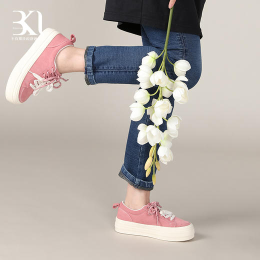 BAKERLOO双色鞋带厚底松糕鞋 商品图2