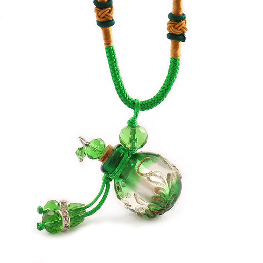 巴洛克香薰精油瓶项链琉璃吊坠闻香瓶项链女配饰送闺蜜简约饰品 商品图10