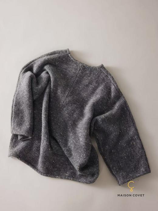 MAISON COVET 纯山羊绒绞花圆领上衣 商品图3