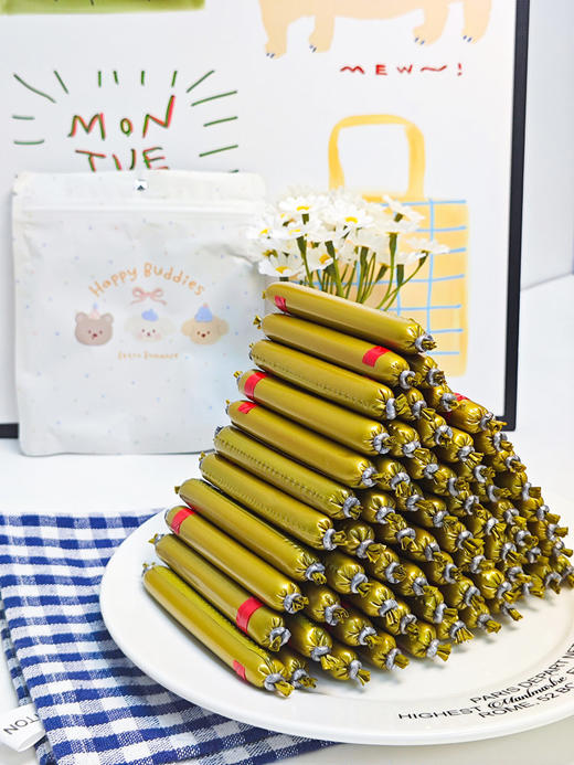 🤩孩子追着要的【牛肉肠】来啦❗💰29.9带走60根‼️一根0.5不到❗牙齿一咬微微回弹✨肉香四溢越嚼越香，一根接一根炫不停❗⭕牛肉+鸡肉黄金配比，口感不柴，高蛋白补营养，Q弹扎实 商品图9