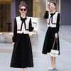 小香风套装新款爆款高级感女春秋小个子马甲衬衫连衣裙两件套 HMQY5176 商品缩略图2