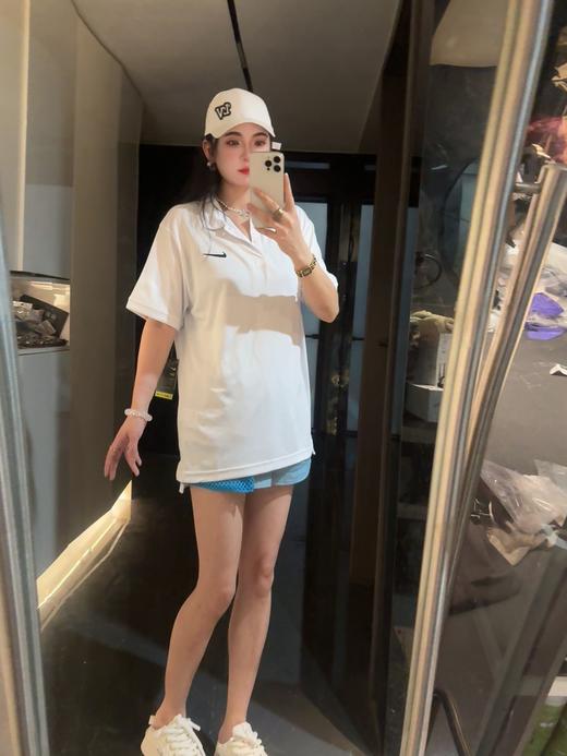 NK速干纯色运动短袖Polo衫（波哥蕾姐都是黑色M 白色XL） 商品图8