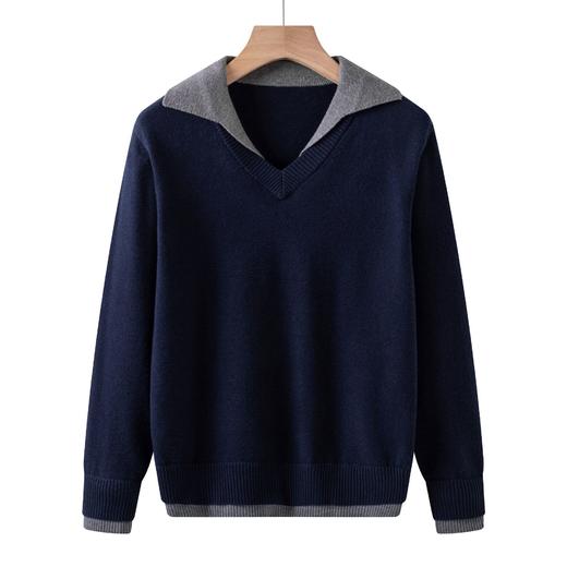 CC 66-6035翻领打底衫洋气减龄好看 商品图4