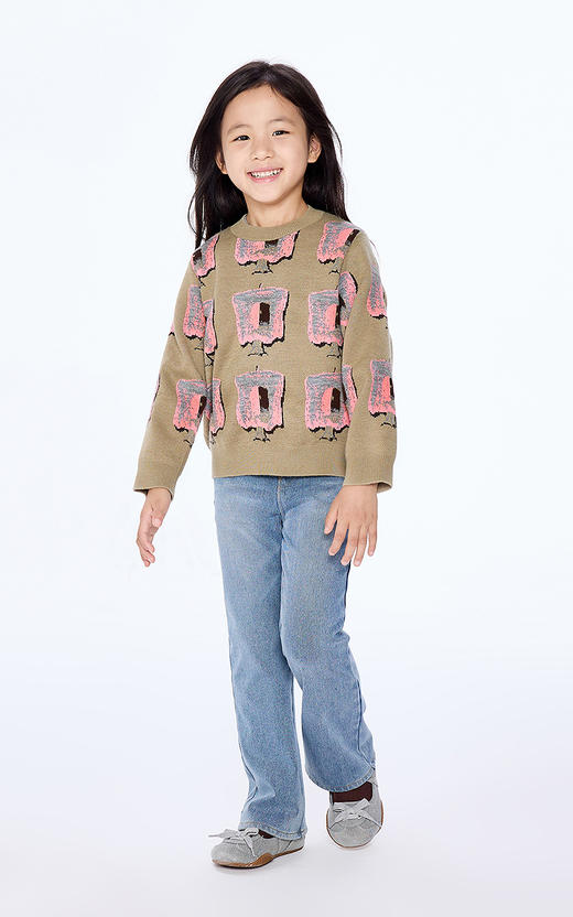 jnby   25年冬款   长袖套头毛衫  1P0311880 商品图0