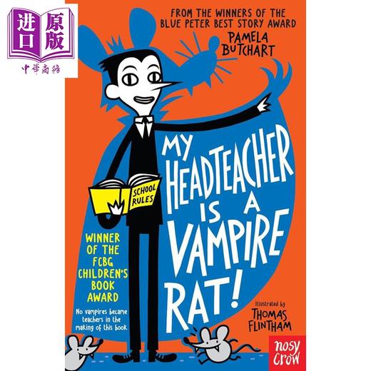 【中商原版】伊兹和朋友们3 我的校长 Izzy and Friends My Headteacher is a Vampire Rat 英文原版儿童文学小初文学小说故事 商品图0