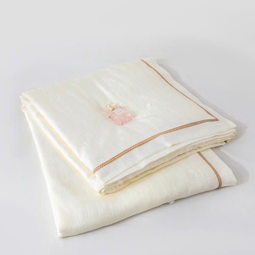 無印良品天然蚕丝被（米色） 商品图3