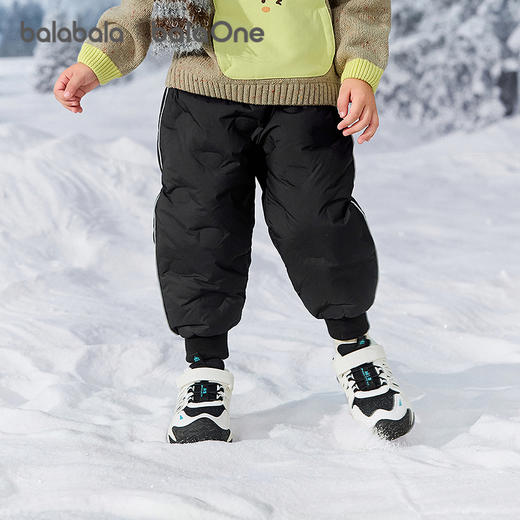 巴拉巴拉balaOne宝宝羽绒裤厚款保暖裤子男童女童装2025新款冬装 商品图2