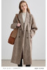 【YW】无忧购 经典气质双面羊绒大衣女秋冬长款双排扣羊毛呢外套2506（截单后3-5天发货） 商品缩略图0
