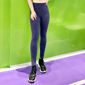 壁虎瑜伽【2509KZ415】高弹烫金裸感瑜伽裤【5天发货】