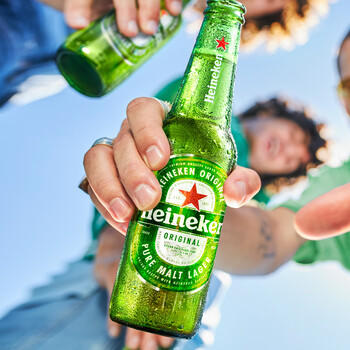 喜力经典500ml*12瓶整箱装 喜力啤酒Heineken 京东自营婚宴用酒 商品图4