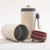 【智能温显咖啡杯】不锈钢智能温显咖啡杯户外便携带提绳保温杯随手杯 商品缩略图1