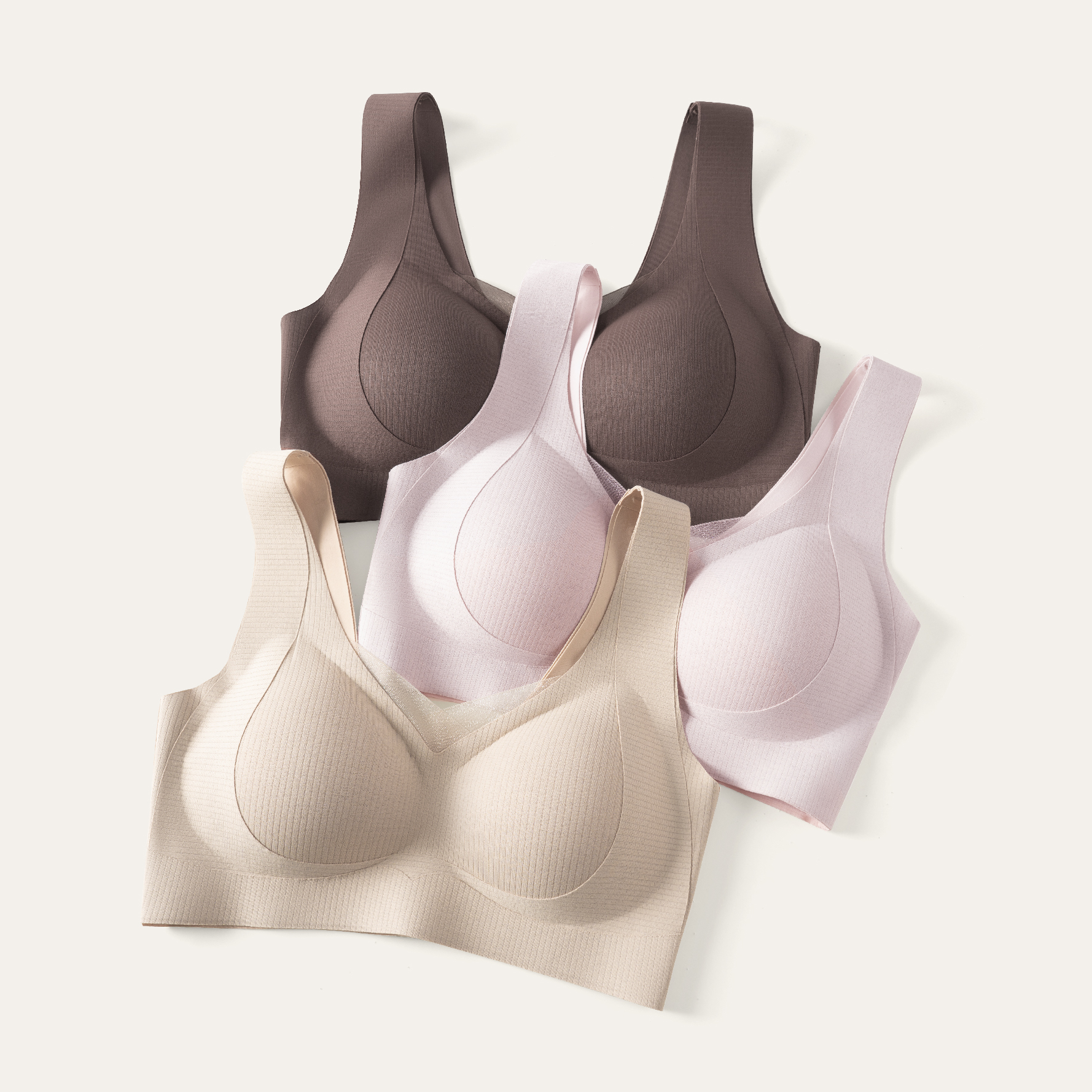 连绵·暖意罗纹女士背心2605（A-C）