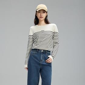 CARNAVAL DE VENISE 威尼斯 经典复古条纹针织T恤 V883240104 [广百北京路店] 【9F-折扣】