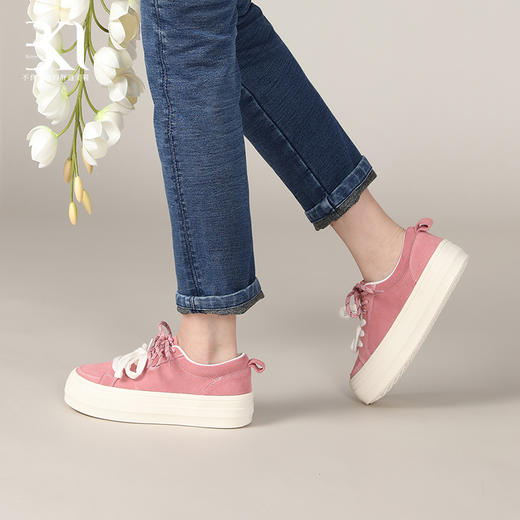 BAKERLOO双色鞋带厚底松糕鞋 商品图4