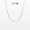 「易」Essentials系列-一丝金线蛇骨项链 商品缩略图0