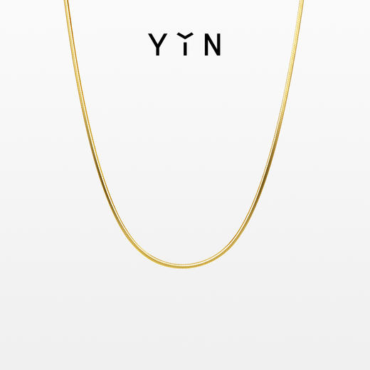 「易」Essentials系列-一丝金线蛇骨项链 商品图0