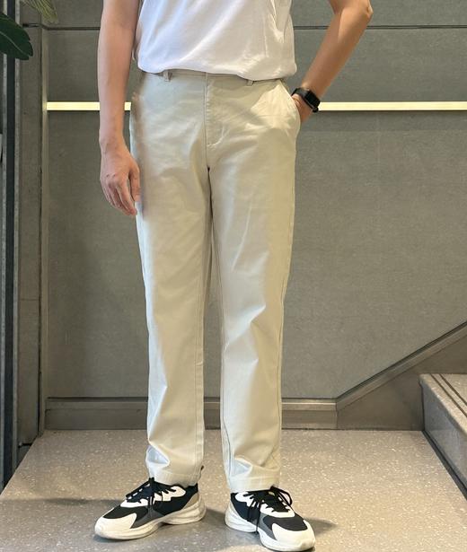 佐丹奴男装25年商场同款180度橡筋腰头标准窄脚版型天丝休闲裤01115037 商品图4