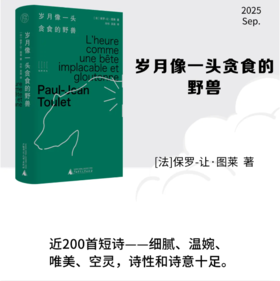 纯粹·岁月像一头贪食的野兽  [法]保罗-让·图莱  著