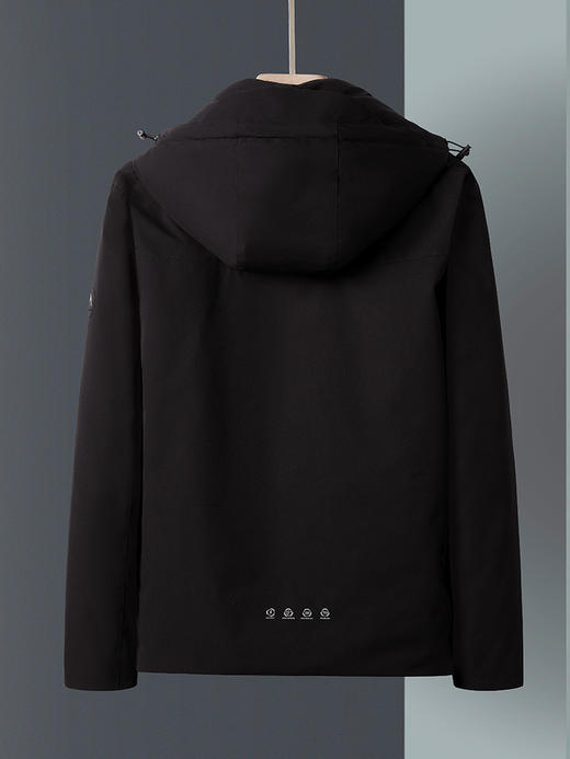 爆款挺括有型 男士经典休闲90白鸭绒四层锁绒不跑绒羽绒服BS22667-W 商品图2