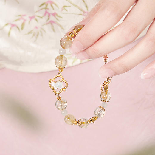 大英博物馆 东方梦境系列 星梦贝兔水晶手链 商品图1