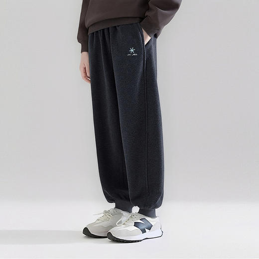 笛莎Deesha 童装女童裤子2025冬新款女童休闲罗纹束脚卫裤 商品图0