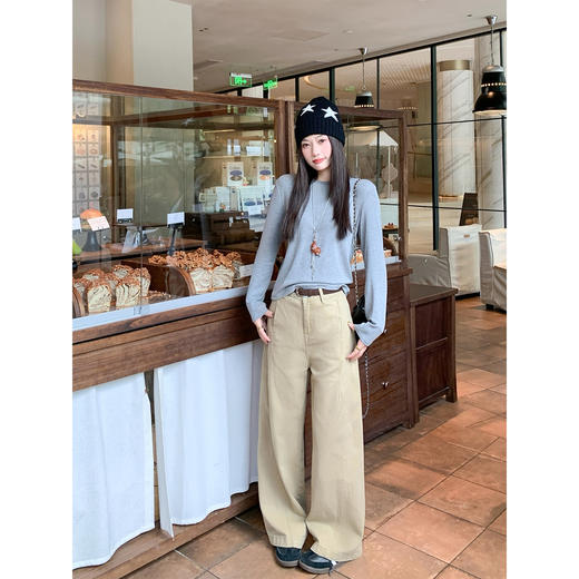 <曾小咸推荐>韩系长袖T恤打底衫 商品图4