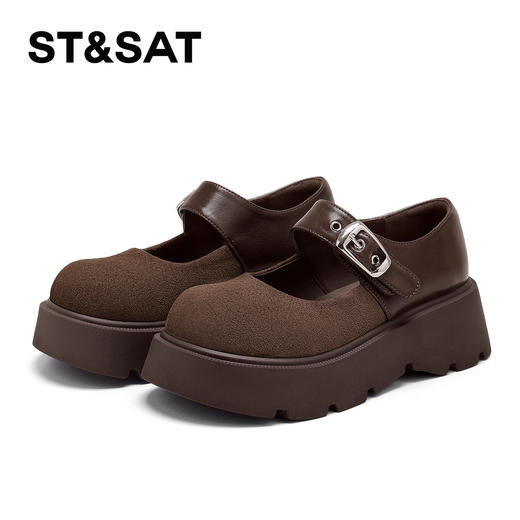 星期六甜系百搭增高厚底玛丽珍勃肯SSD3111CD3 商品图6