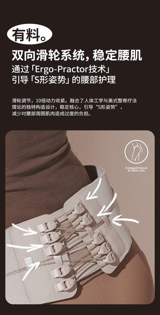 倍轻松骨盆带YM1骨盆矫正带产后修复调整骨盆耻骨分离收胯带 商品图4