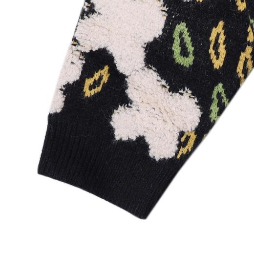 2682SDSA男士秋冬新款痞帅男装美式复古老花polo领针织衫百搭时尚毛衣 商品图4