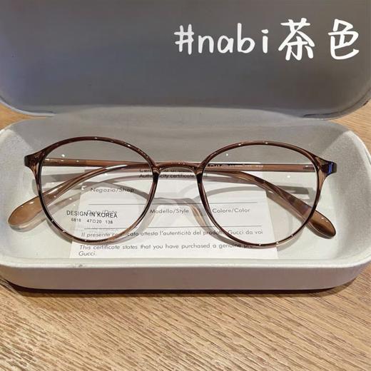 欧阳娜娜 nabi同款框架眼镜 超轻TR90 素颜小圆框眼镜 可配度数 商品图0