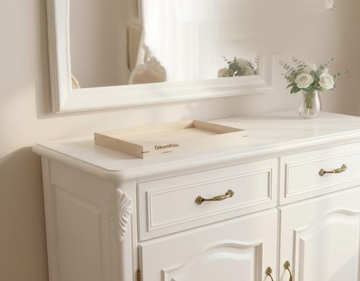 匠恒日本桧木实用托盘底座实木 商品图1