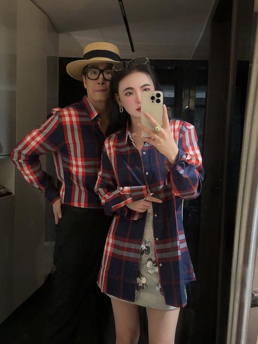 巴家经典格子刺绣限量款 商品图0