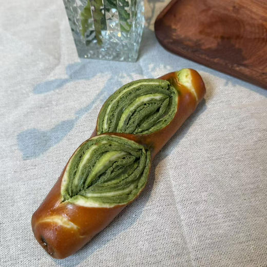 抹茶碱水面包Matcha Pretzel 商品图0