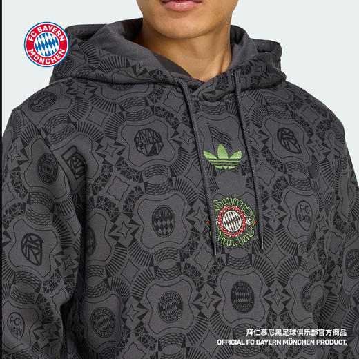 【官网同款】拜仁足球俱乐部丨25-26赛季啤酒节连帽卫衣运动休闲外套 商品图2