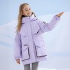 笛莎Deesha 童装女童羽绒服2025冬新款女童中长款连帽工装羽绒服 商品缩略图1